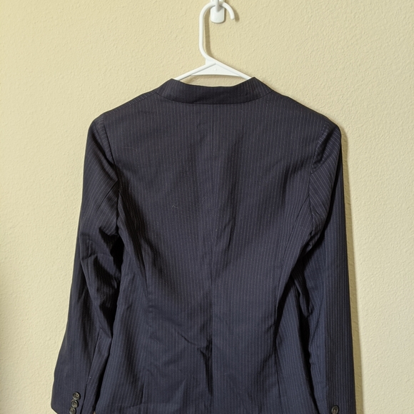 United Arrows Navy Wool Blazer - Picture 3 of 8